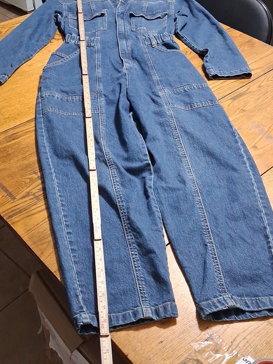 Universal Thread Pants - UNIVERSAL THREAD Jean Jumpsuit Womens 6 BLUE Chic Hip Preowned